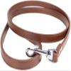 Vibrant Leather Dog Collar and Leash Set for Puppies and Dogs, S, M, L (XS 20 cm - 26 cm Neck), Dark Brown view 4