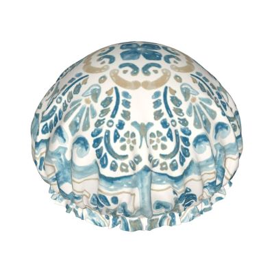 Reusable Waterproof Shower Caps for Women with Long Hair