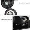 Swivel Casters, Heavy-Duty 1.5/2-Inch Nylon Casters, 360° Swivel Casters with Brake, Top-Plate Mount, Suitable for Stroller Wheels, Quiet I (Color: Brake, Size view 2