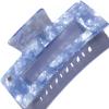 ella cases Alma Large Square Hair Claw, Azure Blue Mother-of-Pearl view 1