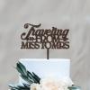 Rimego Miss to Mrs Calligraphy Cake Topper view 2