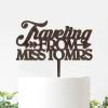 Rimego Miss to Mrs Calligraphy Cake Topper view 3