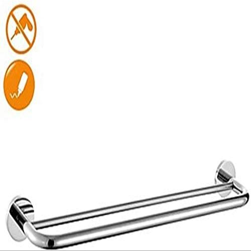 FLBT Towel Rack, No-Nail or Stainless Steel Towel Holder, Accessory for Double Towel Holders