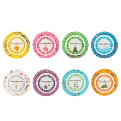 Shower Bombs with Natural Essential Oils, 8 Aromatherapy Scents