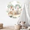 WANDKIND Forest Animals Round Wall Decal for Kids’ Rooms, 40 x 40 cm view 1