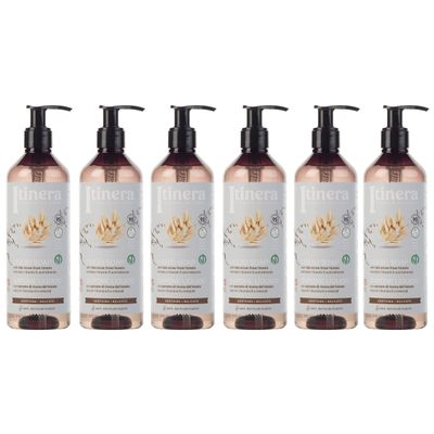 ITINERA Soothing Liquid Soap with Venetian Oat, 95% Natural Ingredients, 370 ml (Oat, 6)