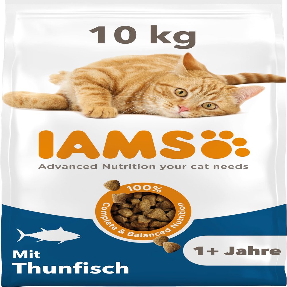 IAMS Dry Cat Food with Tuna - 10 kg