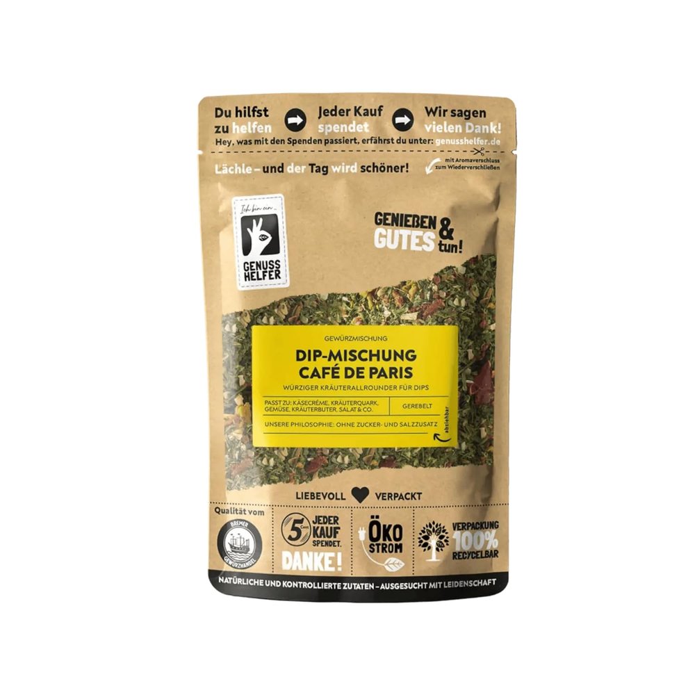 Bremer Gewürzhandel Café de Paris Dip Mix, Spice Blend for Café de Paris Dip and Herb Butter, Make Your Own Dips, 3 x 100 g