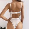 Sexy Women's Lingerie Set, Plus-Size Wet-Look view 2