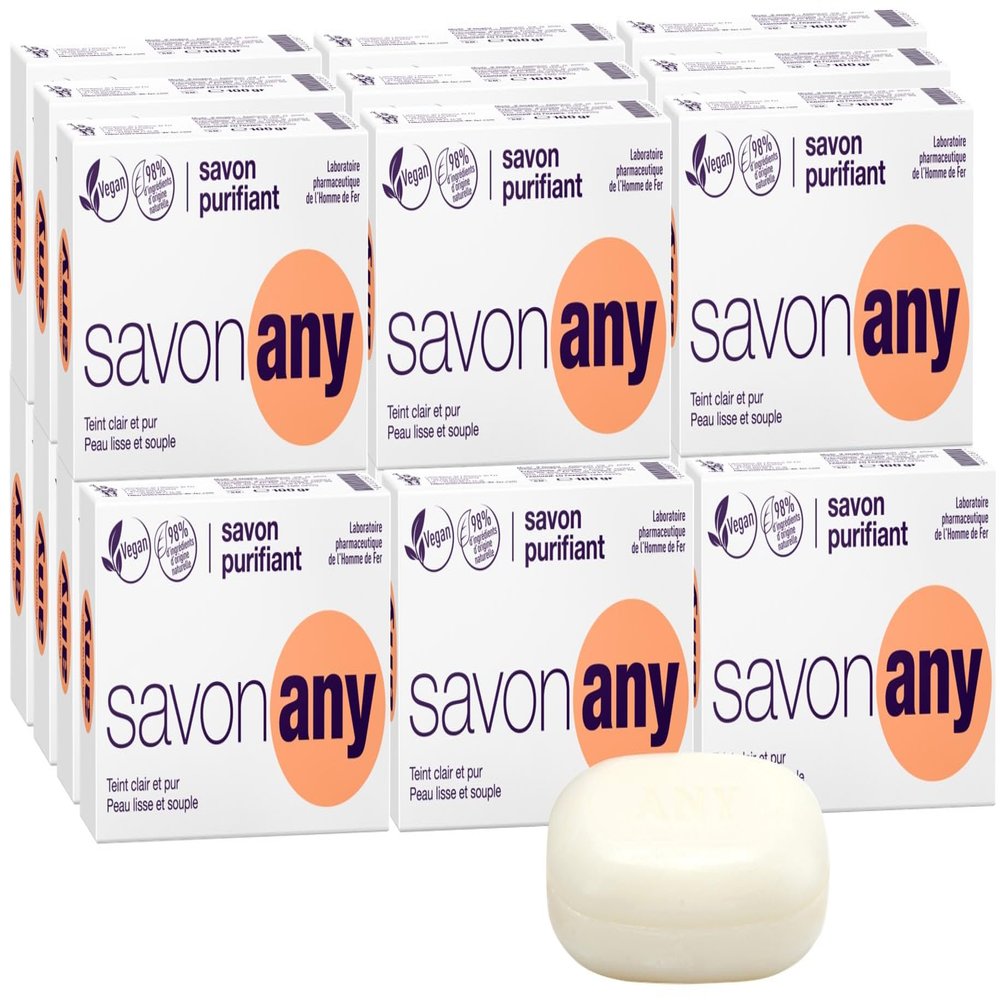 SORIFA - 18 ANY Cleansing Soap Bars, 100 g Each
