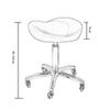 ZLCO Hydraulic Rolling Stool, Sturdy, Height-Adjustable, 360° Swivel, Black, Set of 2 view 3