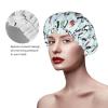 Cute Penguin Reusable Double-Layer Shower Cap view 4