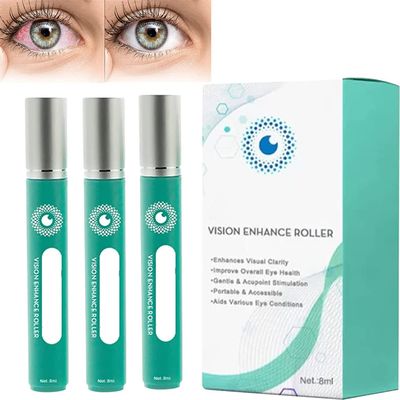 GFOUK OphthlaMed Vision Enhance Eye Massage Roller, 3-Pack