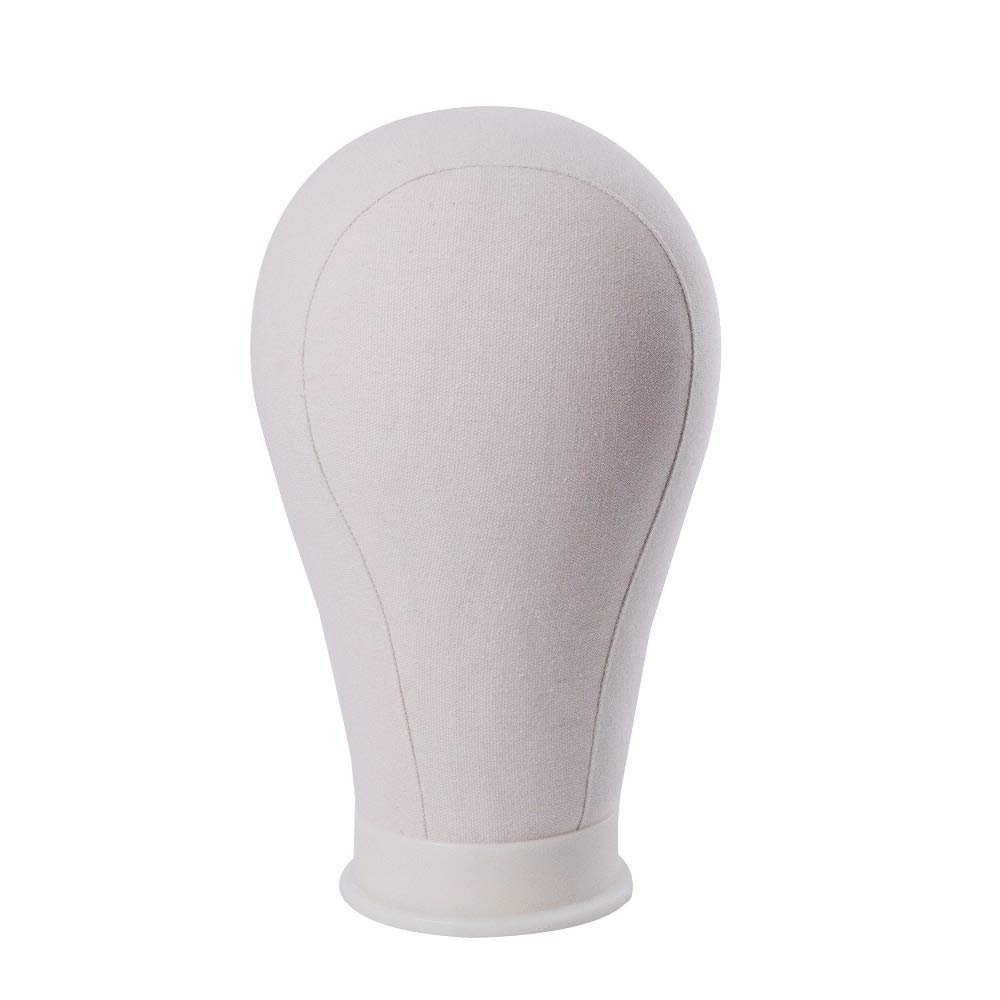 Mannequin Wig Stand with Canvas Head, 22 in