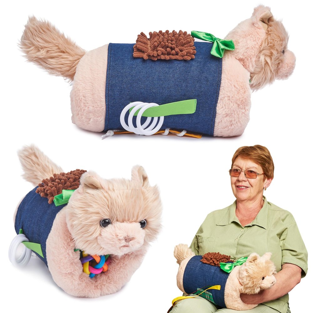 Fidget Muff and Sensory Activity Blanket for Adults and Seniors with Alzheimer’s