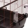Flamingo Macha Bird Cage/Aviary for Birds, Copper/Black, 78 × 47.5 × 77.5 cm, 3 Wooden Perches, 4 Bowls, 5 Doors, Double Drawers, Made in the EU view 3