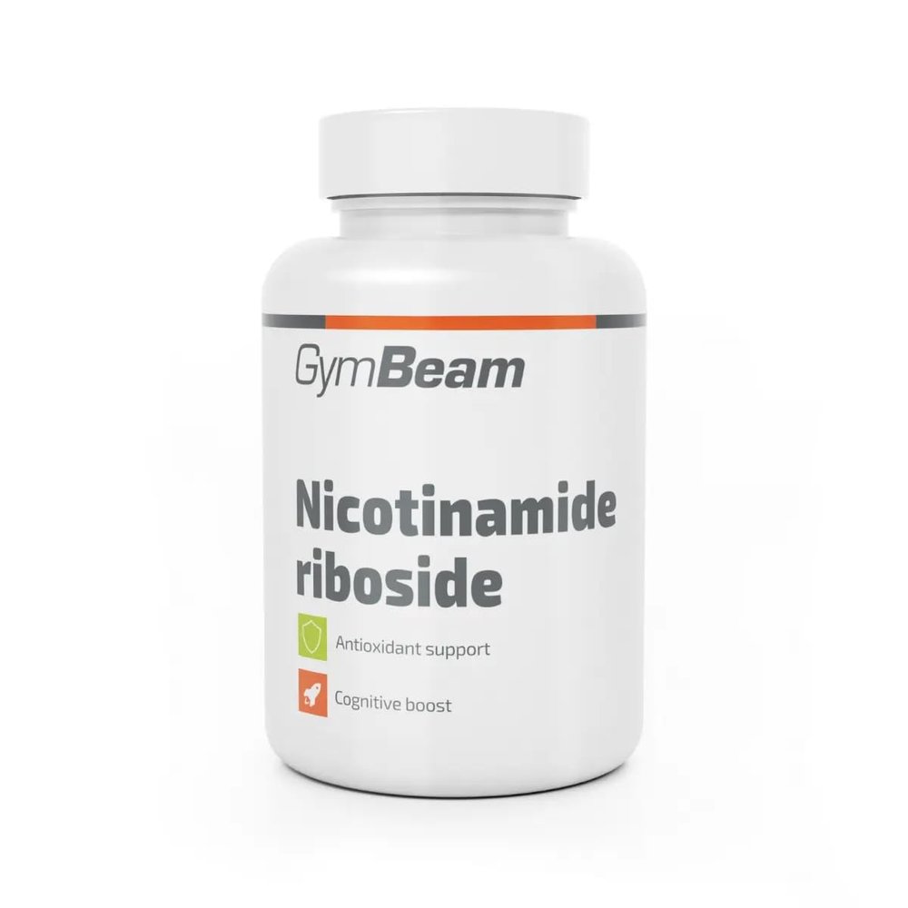 GymBeam NAD Supplement with Nicotinamide Riboside – 240 mg per Serving, Supports Memory & Concentration, 100% Vegan, Vitamin B3 Precursor to Coenzyme NAD+, 60 Capsules