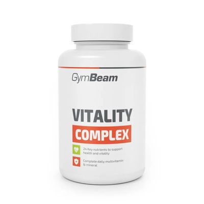 GymBeam Vitality Complex Multivitamin and Mineral Tablets with 11 Vitamins and 5 Minerals, Enriched with Vitamins and Antioxidants, Supports the Immune System (240 Tablets)