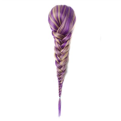 15-Inch Synthetic Fishtail Braid Messy Bun Hairpiece