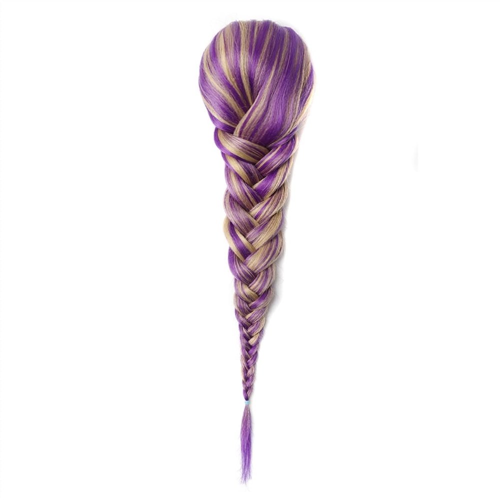 15-Inch Synthetic Fishtail Braid Messy Bun Hairpiece