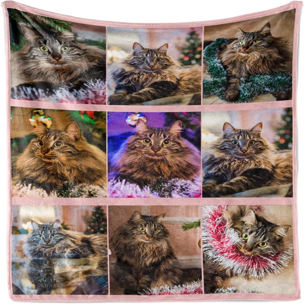 Personalized Photo & Text Sherpa Blanket