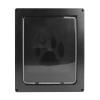 GLOGLOW Dog Door, Modern Thickened Pet Door for Indoor Use, Black view 3