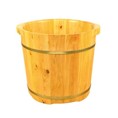 Wooden Foot Bath Bucket, Solid Cedar Foot Bath Tub, Pedicure Basin, Cedar Wood Foot Soak Basin, Large
