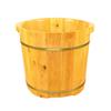 Wooden Foot Bath Bucket, Solid Cedar Foot Bath Tub, Pedicure Basin, Cedar Wood Foot Soak Basin, Large view 1