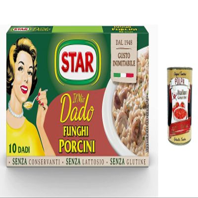 Italian Gourmet Porcini Mushroom Bouillon Broth, 3 x 10 Count