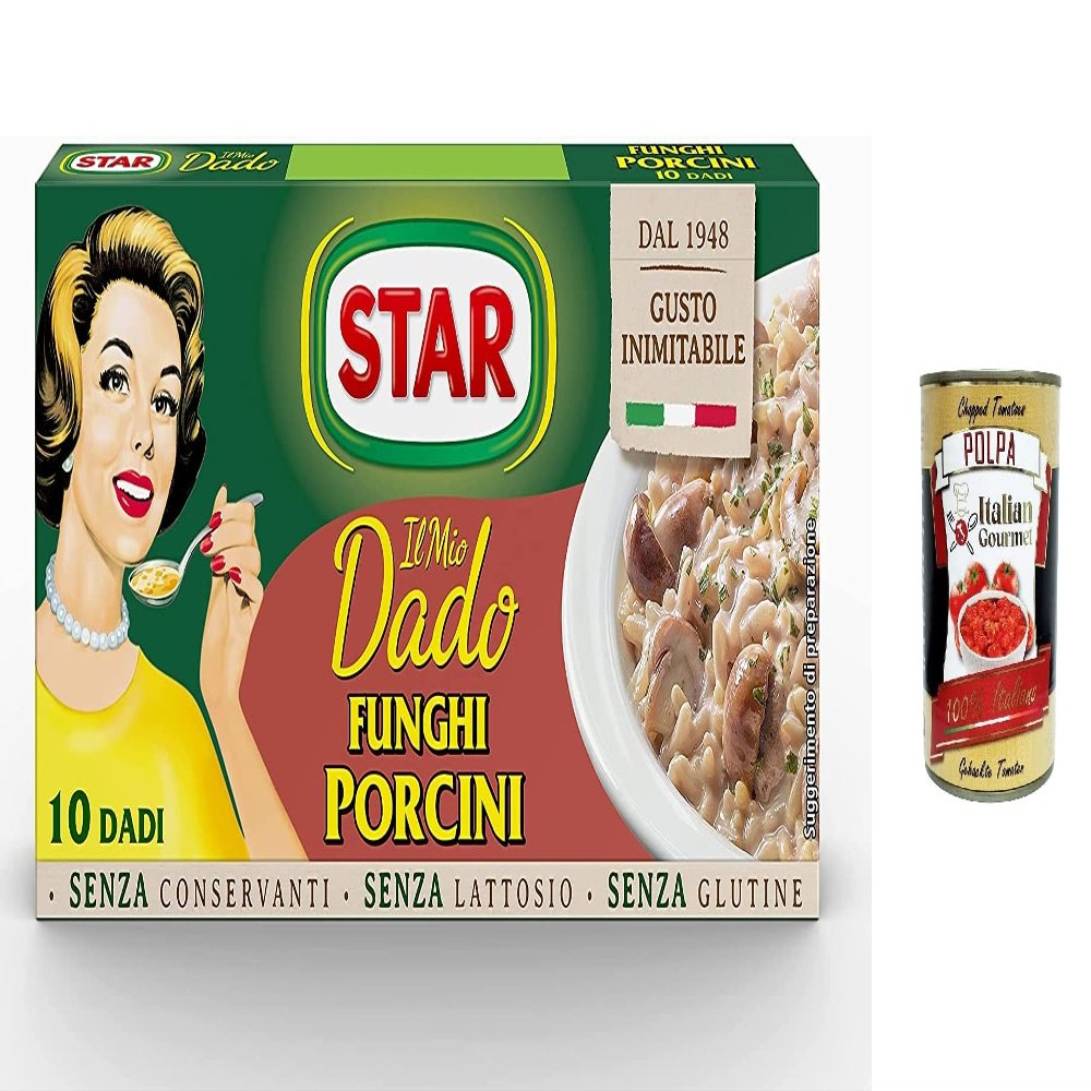 Italian Gourmet Porcini Mushroom Bouillon Broth, 3 x 10 Count