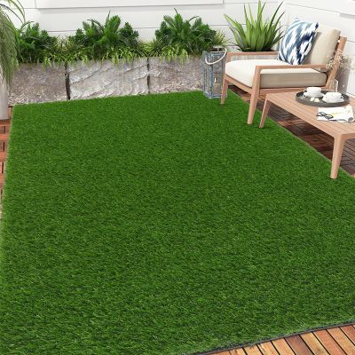 Bsmathom Artificial Grass Mat for Dogs, 5 x 8 ft, with Drainage Holes