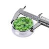 Leaves Plants Printed Round Pill Box, Portable Travel Medicine Case with 3 Compartments view 4