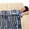 Domgoge Godson Gifts TR-100 Throw Blanket for Godmother, Soft Fleece Flannel, Birthday, Christian Baptism, Inspirational, 130 x 152 cm, Godson Blue view 4