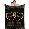 YGFADH Personalized Photo and Text Sherpa Blanket view 1