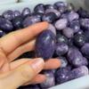 WGPHD At-Home Meditation Natural Purple Mica Stone, Round Quartz Pebble, Crystals, Healing Tumbled Stone, Reiki Gemstone, Home Aquarium Decoration (100 g) view 3