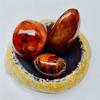 WGPHD Meditation at Home 1 pc 10120 g Natural Sardonyx Agate Stone, Silk Agate, Polished Mineral Specimen, Reiki Healing Stone Aquarium (Size: 6-8 cm) view 3