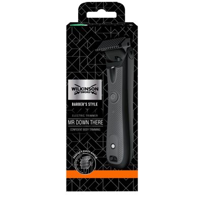 Wilkinson Sword Barber's Style “Mr Down There” Electric Body Trimmer for Men, Rechargeable