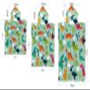Kids' Hooded Towel Poncho with 3D Elephant Print, Unisex Terrycloth Changing Robe view 3