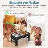 Elevated Dog Bowl, 4 Heights, 2 Stainless Steel Bowls, 1.6 L view 2