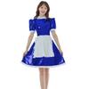 JQYTEN Halloween Sissy French Costume for Women, Gothic Lolita Dress, Sexy Anime Cosplay Maid Uniform, Short Sleeve, Plus Size view 1