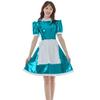 JQYTEN Halloween Sissy French Costume for Women, Gothic Lolita Dress, Sexy Anime Cosplay Short-Sleeve Maid Uniform, Plus Size view 2