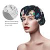 Reusable Mexican Sugar Skull Shower Caps for All Hair Lengths view 4