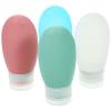 Alipis 4-Piece Travel Bottles for Toiletries, Flexible Squeeze Bottles for Shampoo, Conditioner, Lotion, and Makeup, Leakproof and Reusable view 1