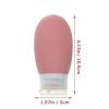Alipis 4-Piece Travel Bottles for Toiletries, Flexible Squeeze Bottles for Shampoo, Conditioner, Lotion, and Makeup, Leakproof and Reusable view 2