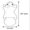 Flamingo HS FORRE Brown Weasel S 11 x 37 x 7 cm view 2