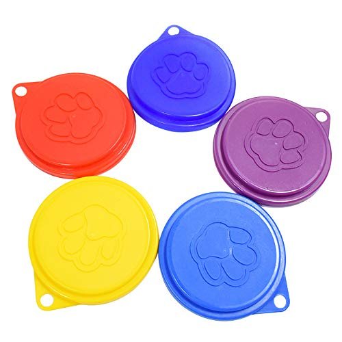 Orton 2-Piece Reusable Pet Food Lids, Plastic, Random Color