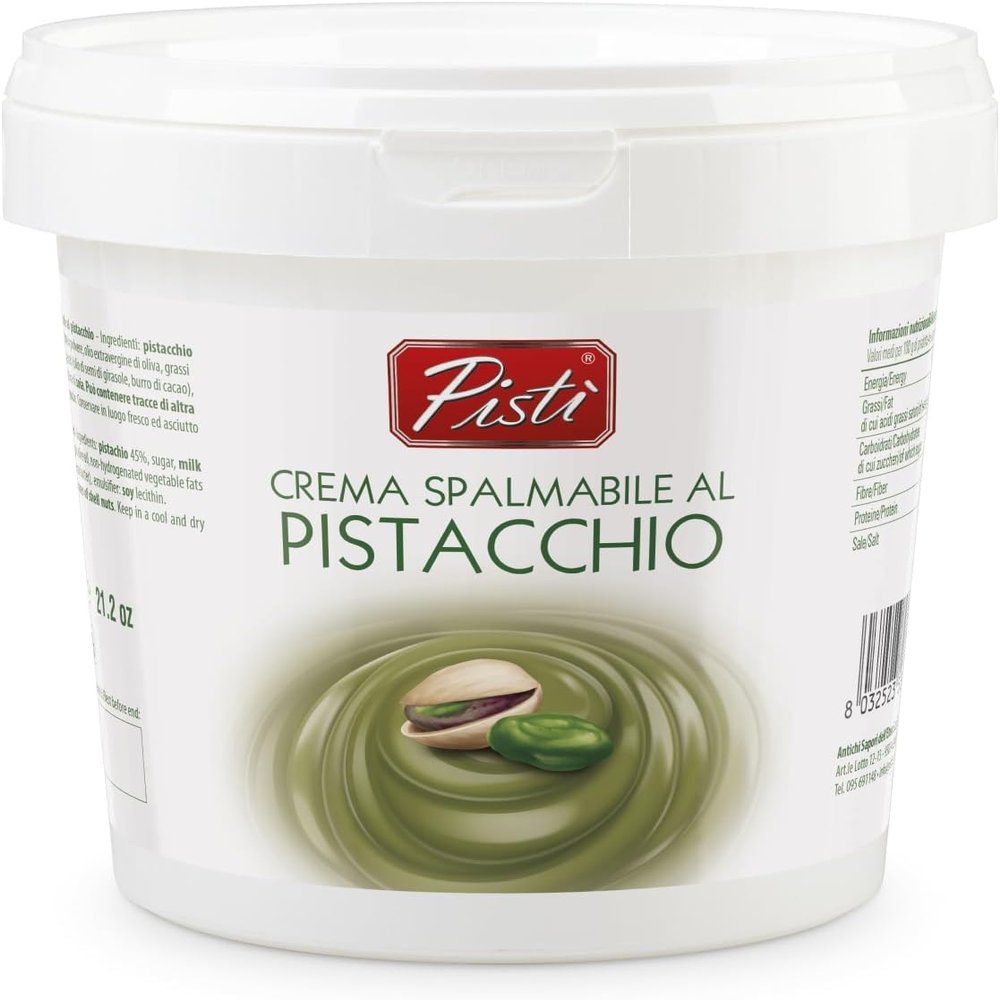 Pisti Sicilian Pistachio Cream Spread, 1 kg