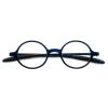 KoKoBin Retro Round Reading Glasses for Men and Women, TR90 Full-Rim, Blue, +3.5 Diopters view 1