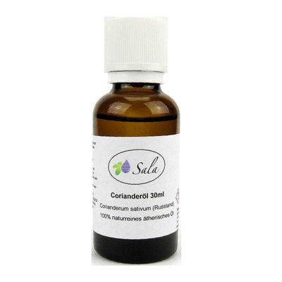 Sala Coriander Essential Oil, Pure and Natural (30 ml)