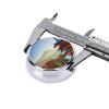 Japan Mount Round Pill Box, 3 Compartments, Portable Pill Organizer for Purse or Pocket view 4